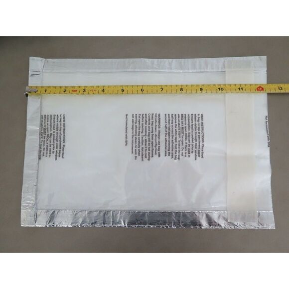 Ready Chef Go! Seal & Cook 12"x 9" Glassine/Foil Oven/BBQ Cooking Bags Qty 12 - Picture 1 of 12